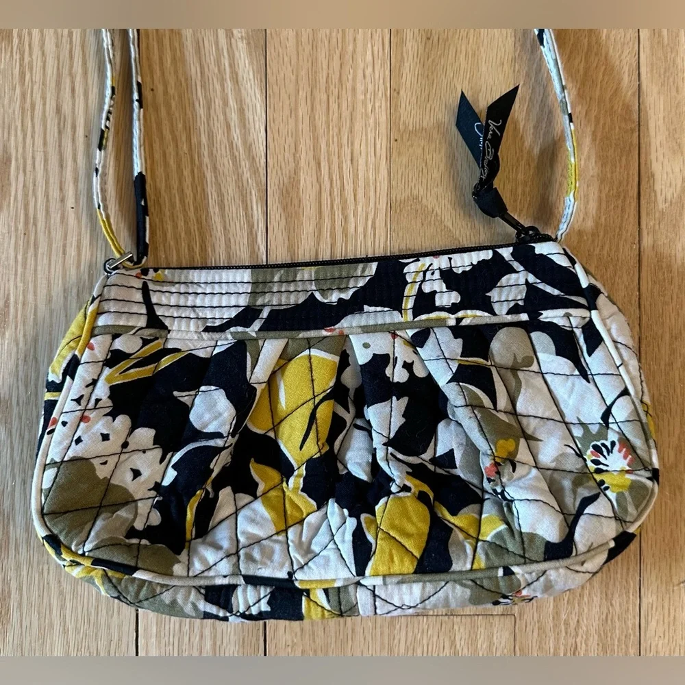 Vera Bradley Frannie Dogwood Quilted Crossbody Bag